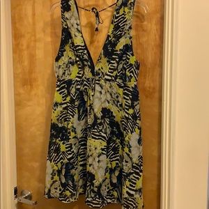BB Dakota zebra print vneck dress